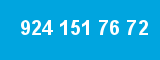 924 151 76 72